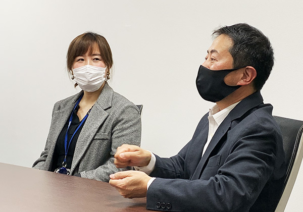 和久井様、ピンピン様対談写真
