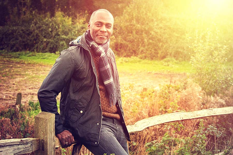 middle aged black man