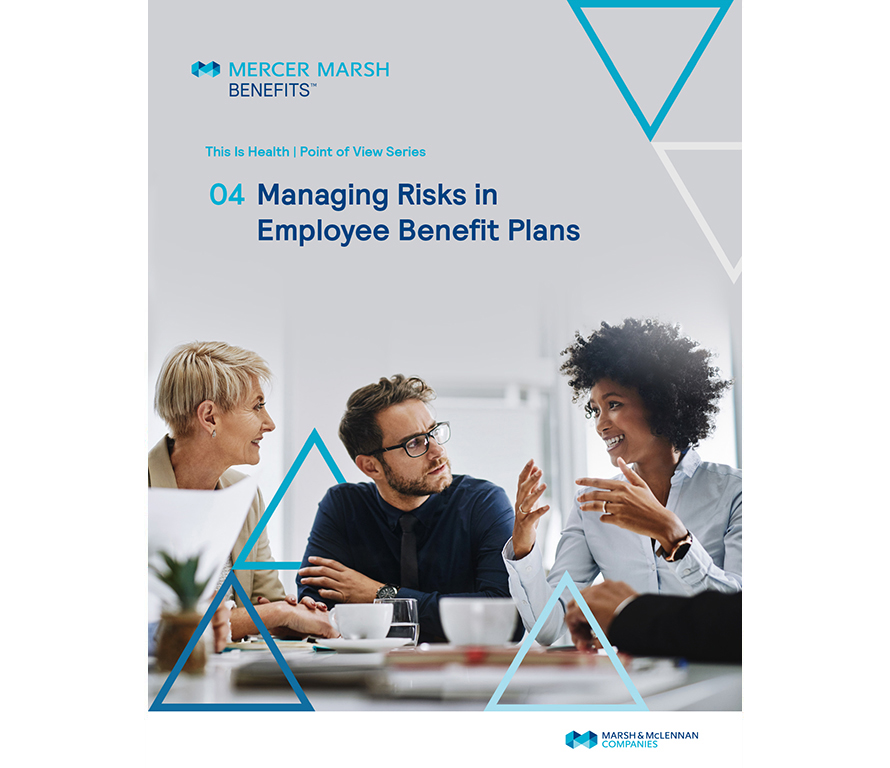 thumbnail image - Managing risks in employee benefit plans